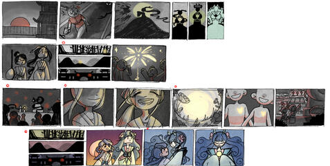 Storyboard thumbnails